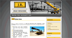 Desktop Screenshot of jrgruasyrefacciones.com